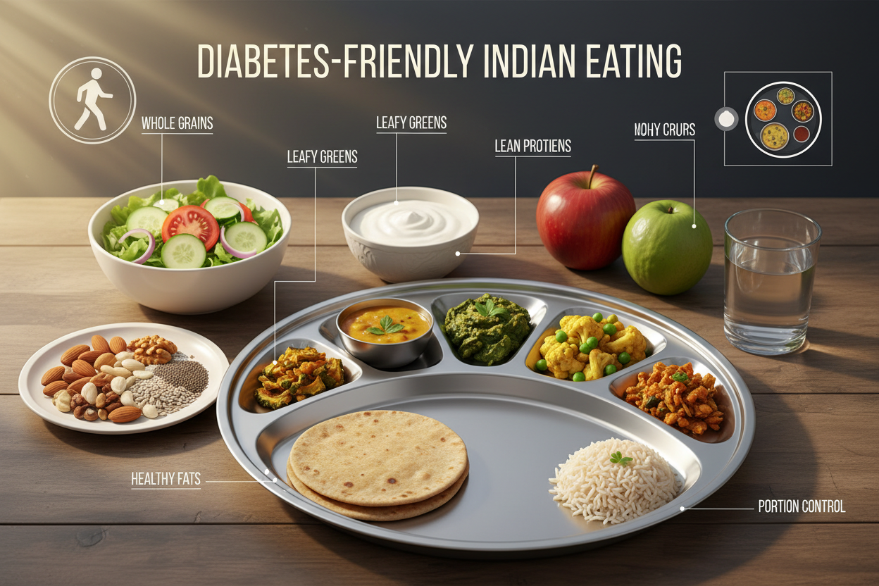 Diabetes-Friendly Eating Habits for Indians