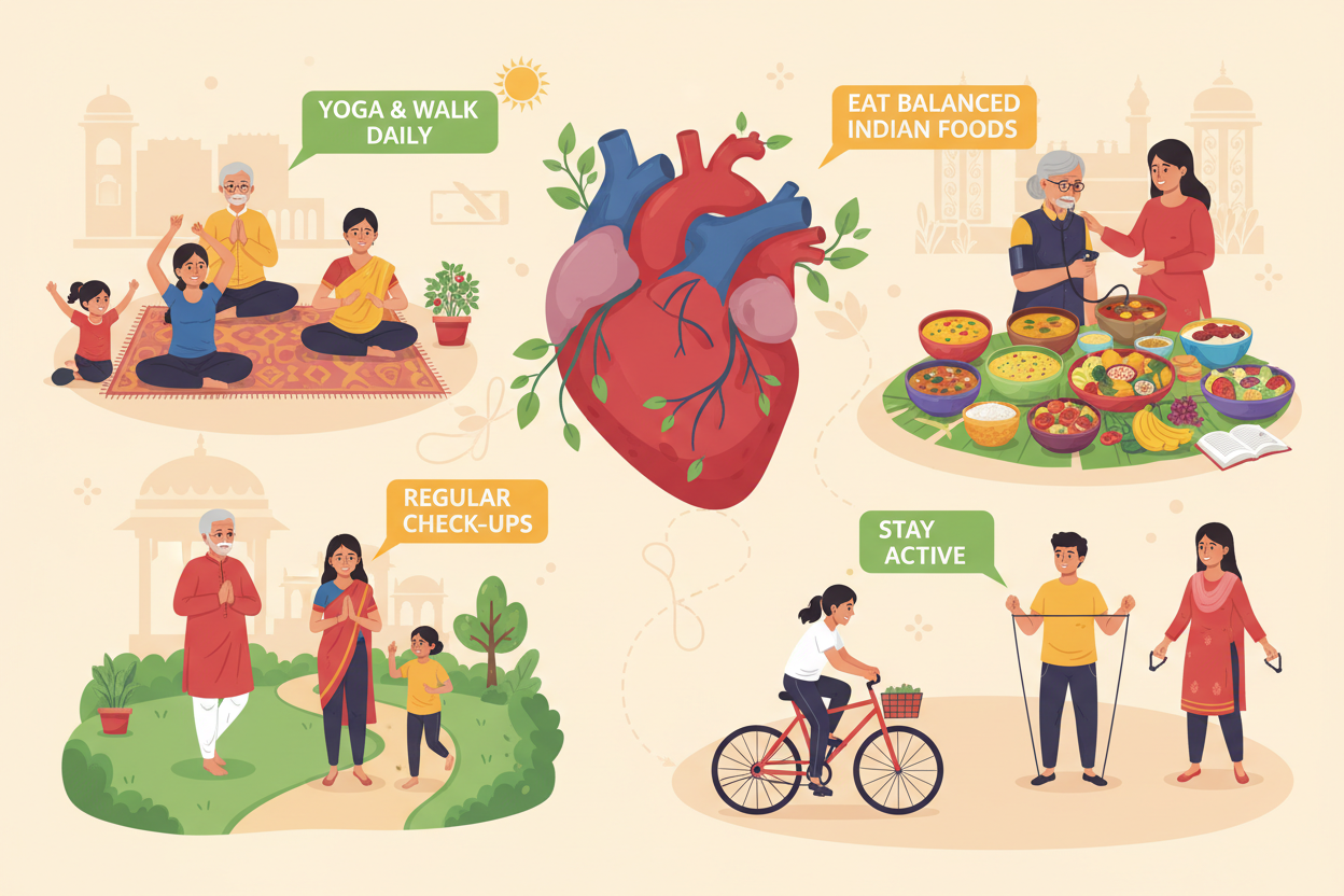 Heart Health Tips for Indian Families