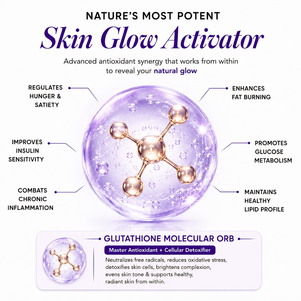 Liposomal Glutathione 85% 500mg | Skin Brightening & Whitening Support Supplement | Vedantrum GlutaGlow Pro+