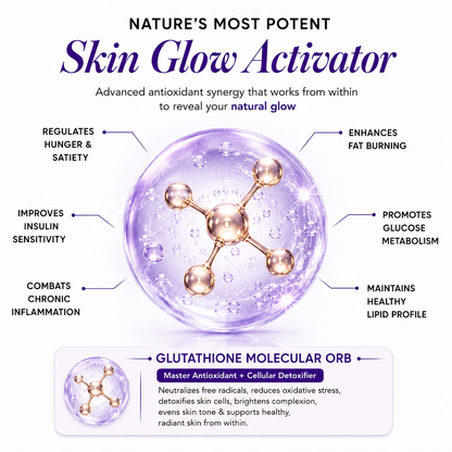Liposomal Glutathione 85% 500mg | Skin Brightening & Whitening Support Supplement | Vedantrum GlutaGlow Pro+