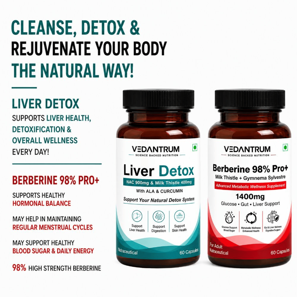 Combo Berberine 98% Pro+ with Milk Thistle — Liver & Metabolism