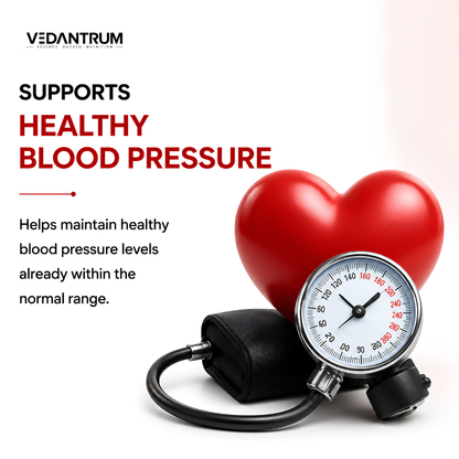 CardioRise | Citrus Bergamot, CoQ10 & Aged Garlic | Daily Heart Health & Cardiovascular Wellness Supplement | Vedantrum