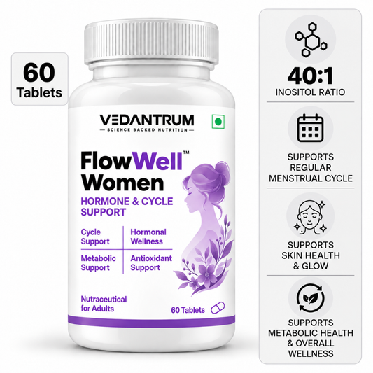 FlowWell  (Women) | Hormonal Balance & Women's Wellness Supplement | Vedantrum