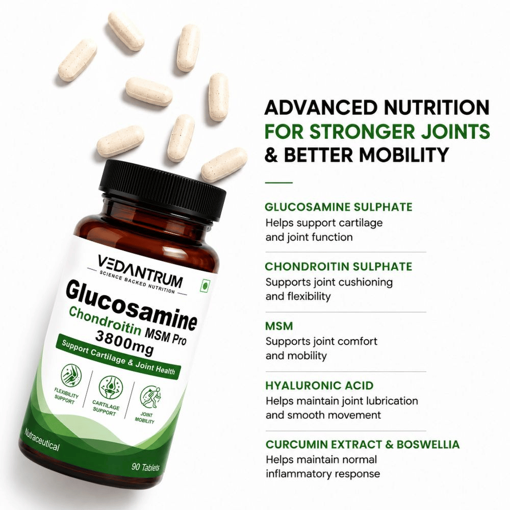 Combo MagProz Magnesium Glycinate ZMA Formula with Zinc + Glucosamine Chondroitin MSM Pro