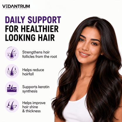 Biotin with DHT Blocker | Hair Growth & Hair Fall Control Supplement | DHT Shield Biotin Pro