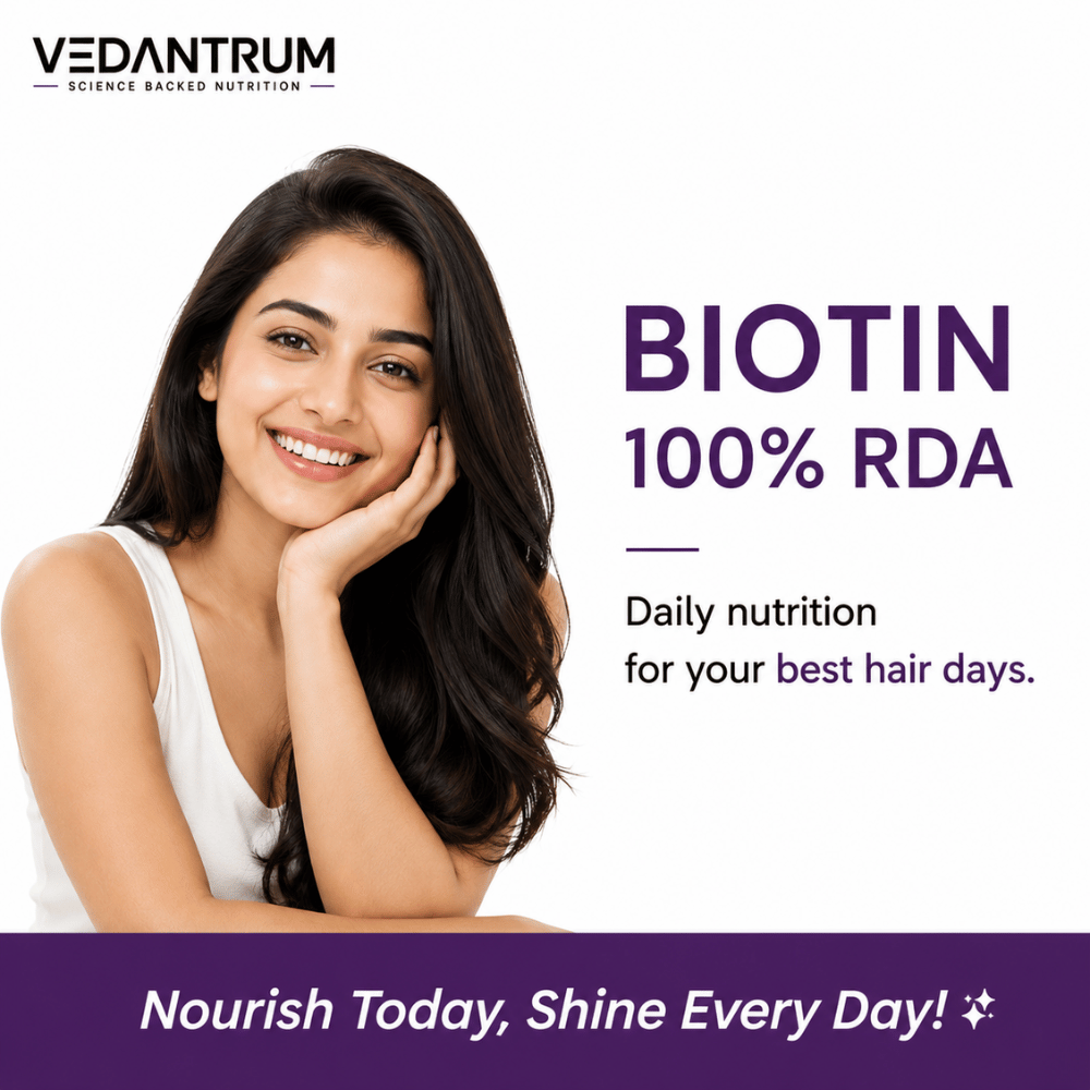 Biotin with DHT Blocker | Hair Growth & Hair Fall Control Supplement | DHT Shield Biotin Pro