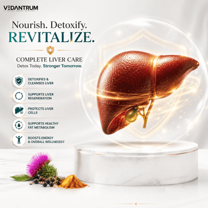 Liver Detox | Advanced Liver Cleanse & Antioxidant Support Supplement | Vedantrum