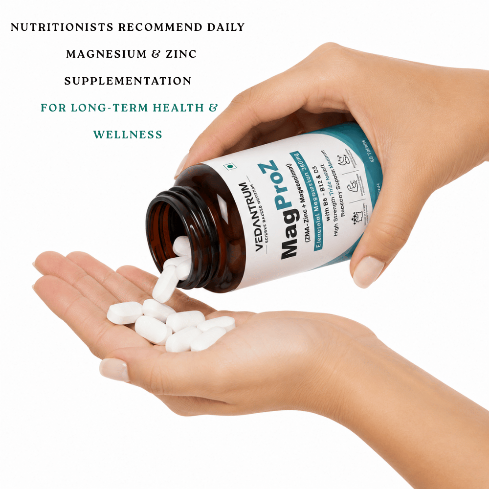 Combo MagProz Magnesium Glycinate ZMA Formula with Zinc + Glucosamine Chondroitin MSM Pro