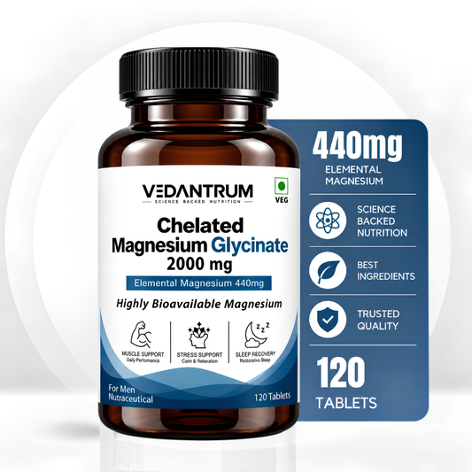 Magnesium Glycinate 2000mg | High-Absorption Magnesium for Deep Sleep, Relaxation & Muscle Recovery