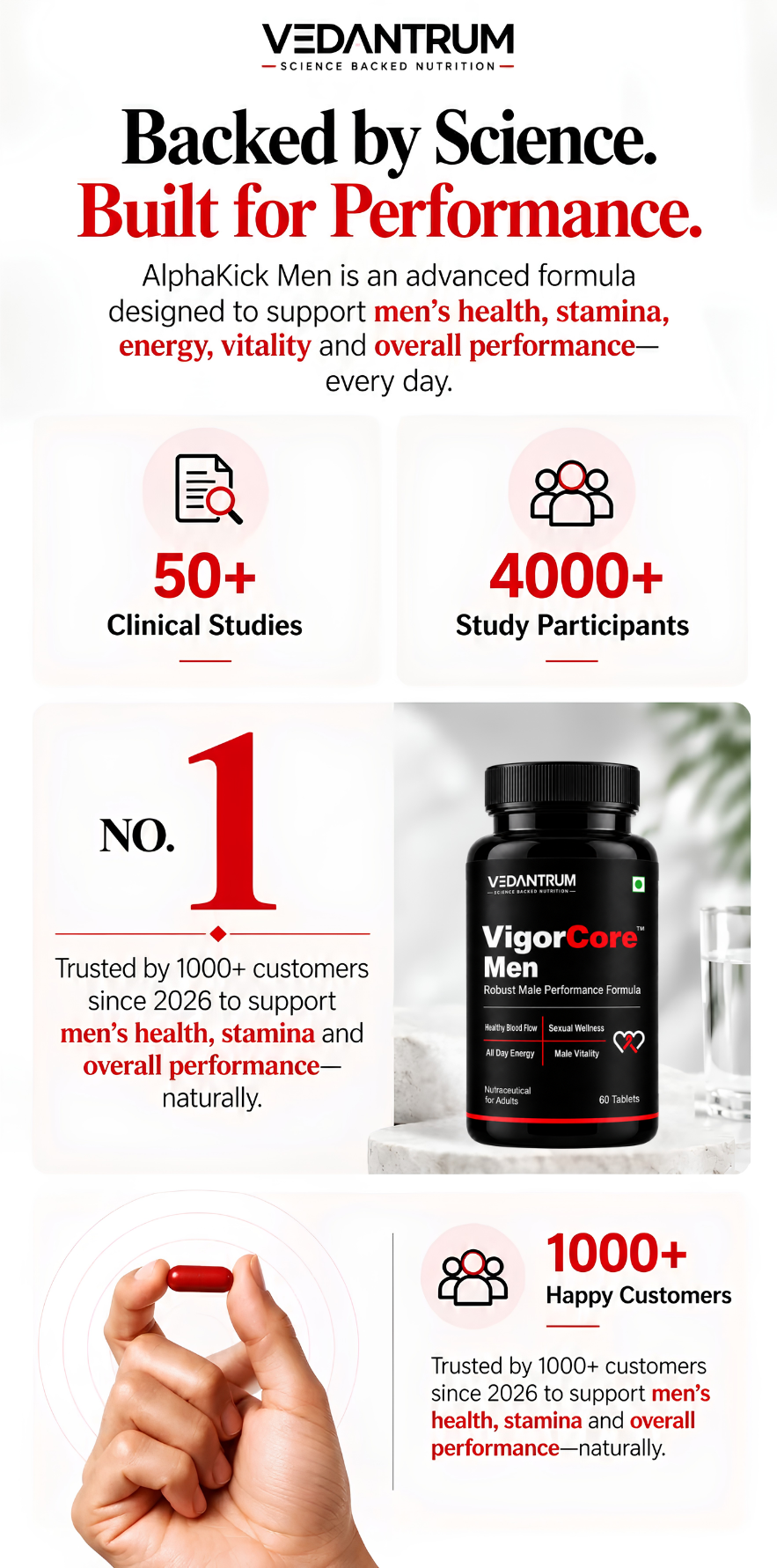 VigorCore (MEN) – Daily Men's Vitality & Performance Formula