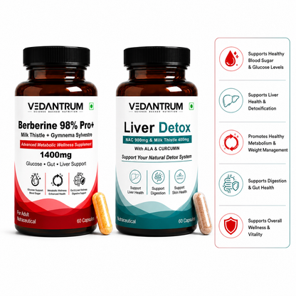 Combo Berberine 98% Pro+ with Milk Thistle — Liver & Metabolism