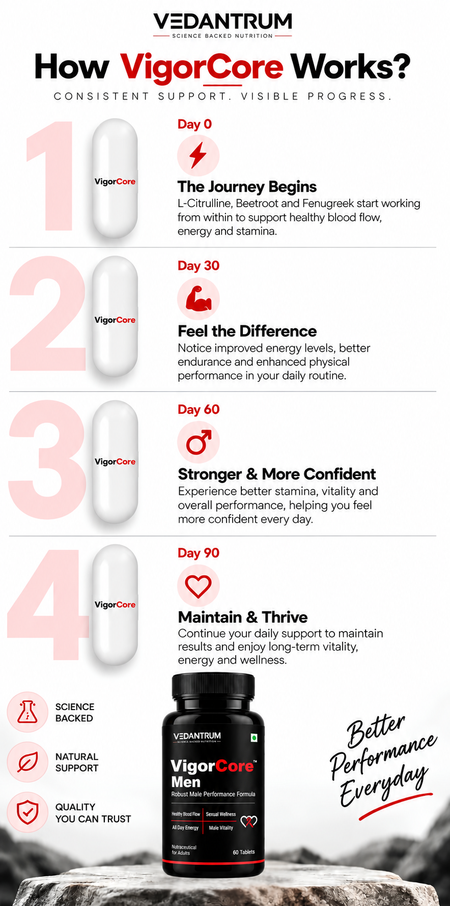 VigorCore (MEN) – Daily Men's Vitality & Performance Formula