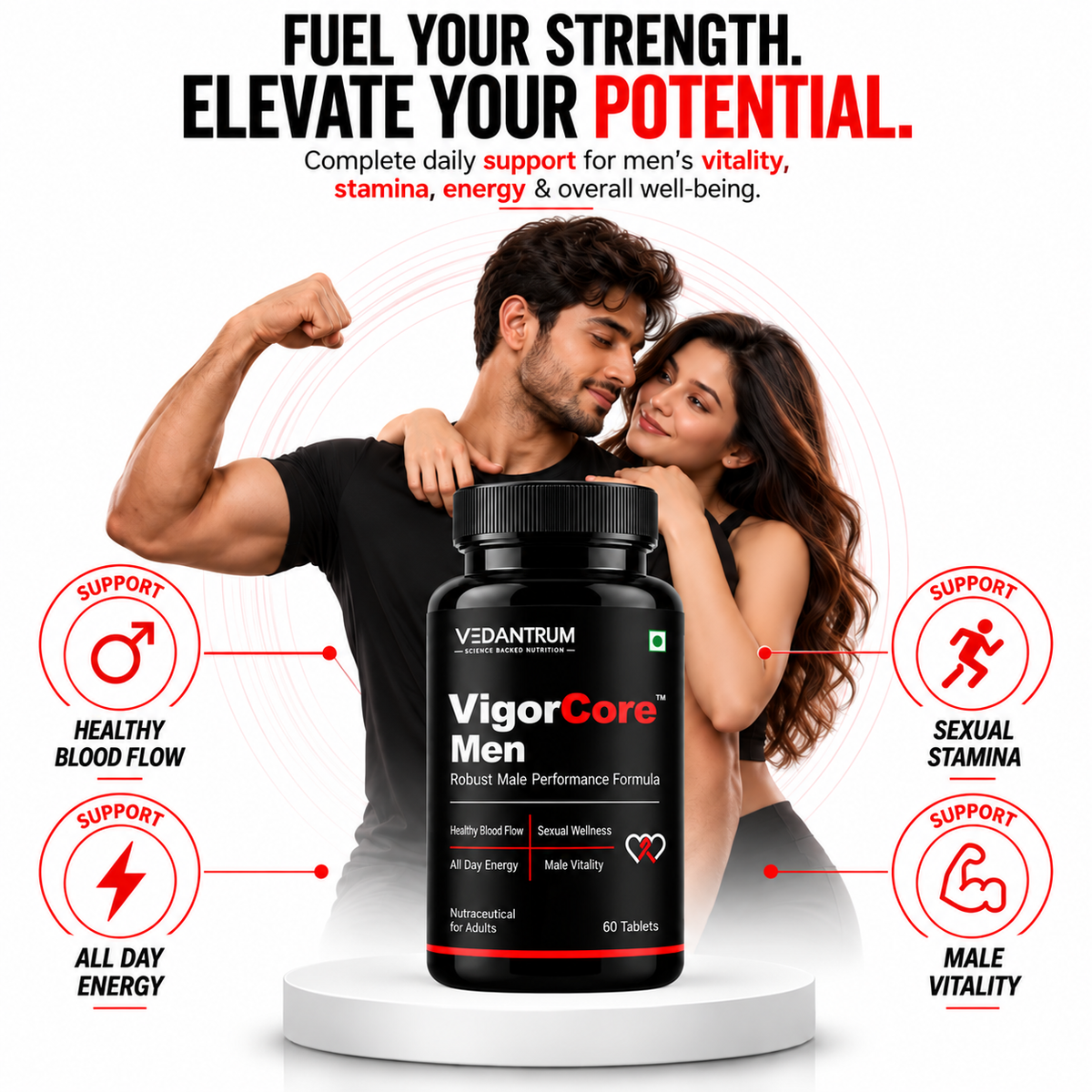 VigorCore (MEN) – Daily Men's Vitality & Performance Formula