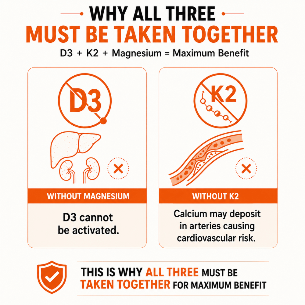 vitamin d3+ k2 + magnesium