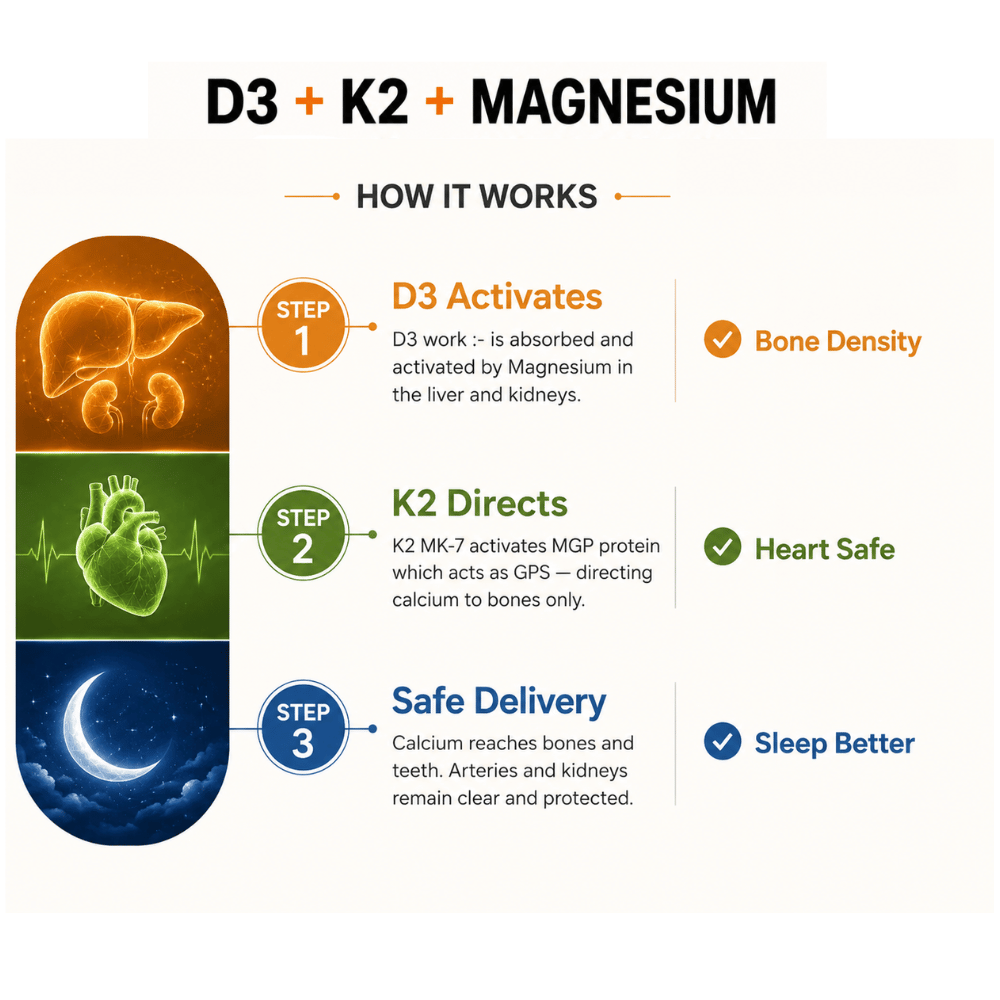 vitamin d3+ k2 + magnesium